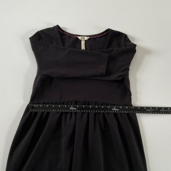 Matilda Jane Discovery Dress Sz L Black Empire Waist Everyday Chic Comfy Classic - Picture 10 of 11